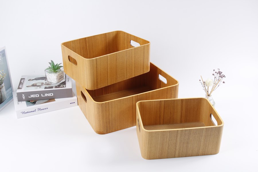 Holzkiste, Set aus 3 Stück product photo